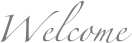 Welcome